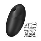 Satisfyer Vulva Lover 3 black akkus, léghullámos csiklóizgató vibrátor