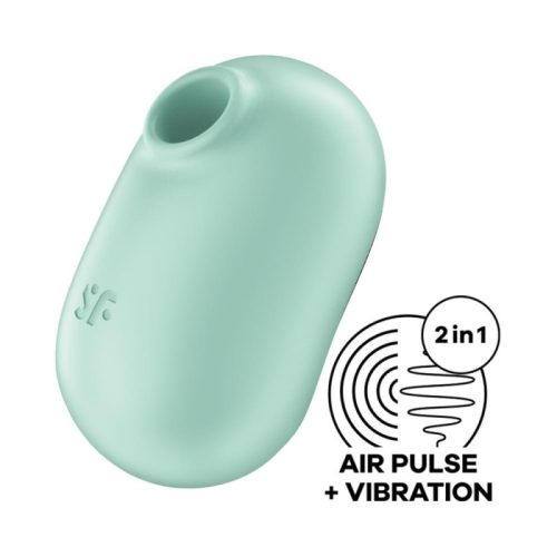 Satisfyer Pro To Go 2 Mint akkus, léghullámos csiklóizgató vibrátor