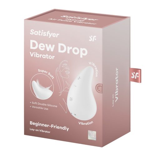 Satisfyer Dew Drop White - akkus, vízálló csiklóvibrátor