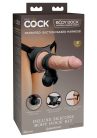 Pipedream King Cock Elite Deluxe Silicone Body Dock Kit Felcsatolható vibrátor