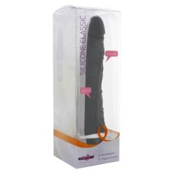 Classic Slim Vibrator   BLACK   Szilikonos vibrátor