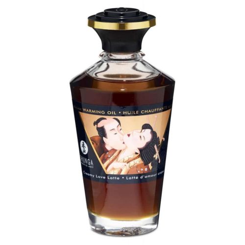 Shunga Aphrodisiac Oils Creamy Love Latte          melegítő masszázsolaj     