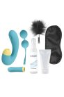 S Pleasures Velvet Pleasure Kit - Turquoise Örömszerző szett 