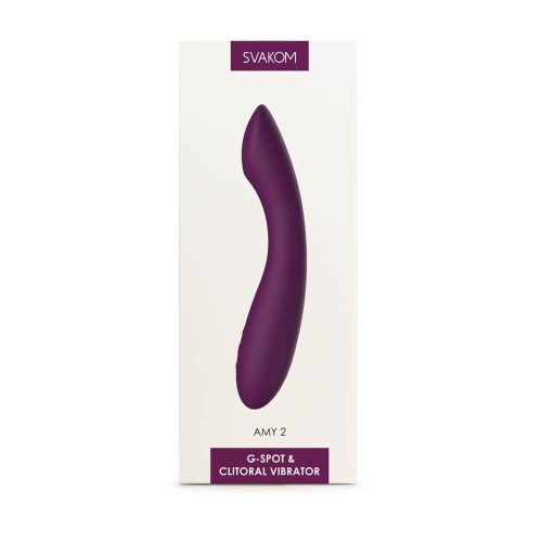 Svakom Amy 2 Violet - akkus, vízálló G-pont vibrátor 