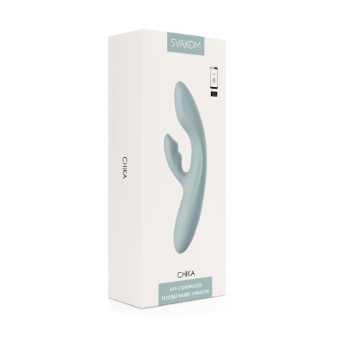 Svakom Chika Grey - okos csiklókaros G-pont vibrátor