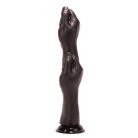 X-MEN The Hand 13.7 inch Black kéz alakú letapasztható dildo