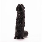 X-MEN Super-Sized Dildo 11 inch Black Tapadókorongos dildó