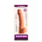 X-MEN Realistic Dildo 10 inch Flesh Tapadókorongos dildó