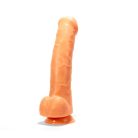 X-MEN Realistic Dildo 10 inch Flesh Tapadókorongos dildó