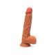 X-MEN 8.8 inch Dual Layered Dildo Brown Tapadókorongos dildó