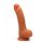 X-MEN 8.8 inch Dual Layered Dildo Brown Tapadókorongos dildó