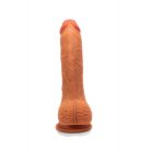 X-MEN 8.8 inch Dual Layered Dildo Brown Tapadókorongos dildó