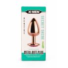 X-MEN Secret Shade Metal Butt Plug Rose análdugó