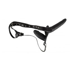 Double Strap-on Felcsatolható, szilikon dildó-duó