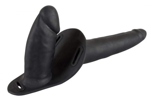 Double Strap-on Felcsatolható, szilikon dildó-duó