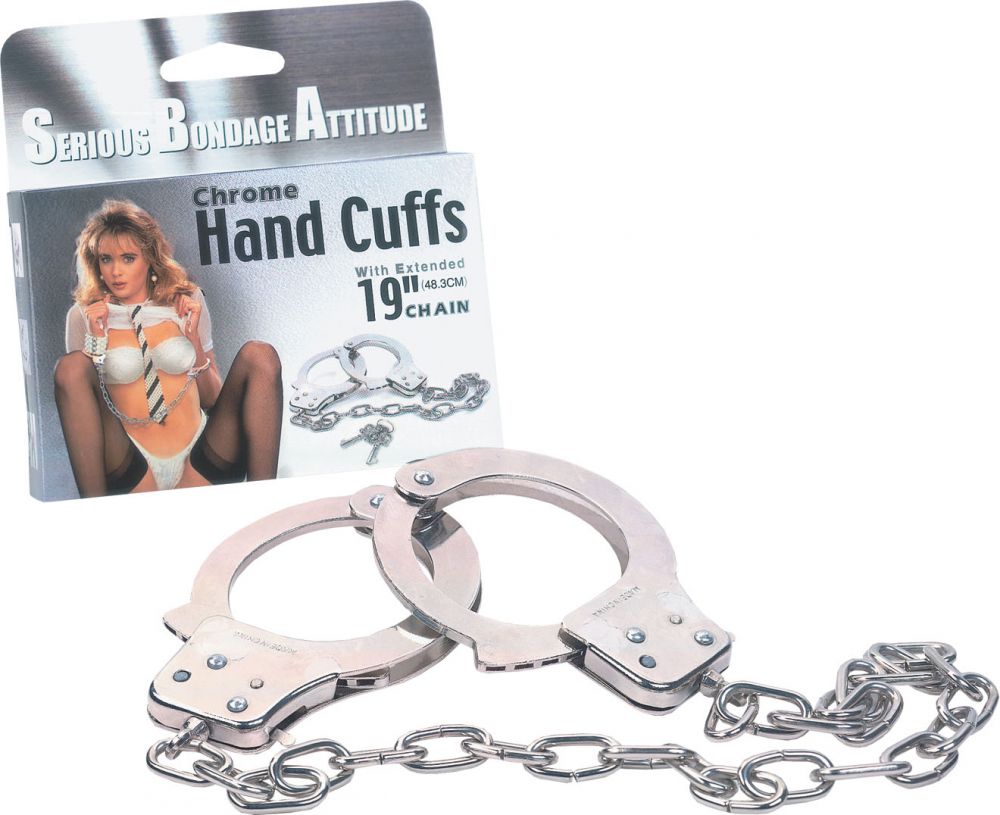 Chrome Handcuffs Metal - bilincs Chrome Handcuffs Metal - bilincs